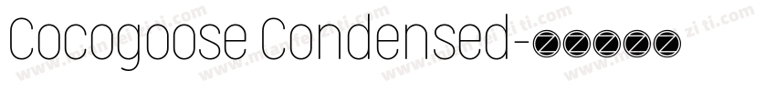 Cocogoose Condensed字体转换